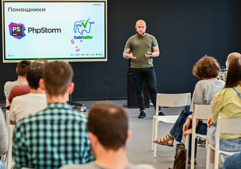 Speaking to an audience